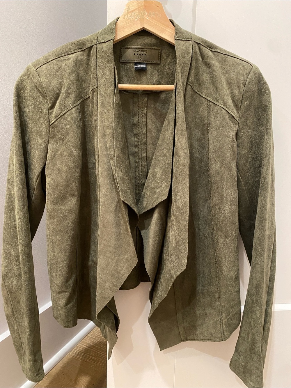Blank NYC suede jacket